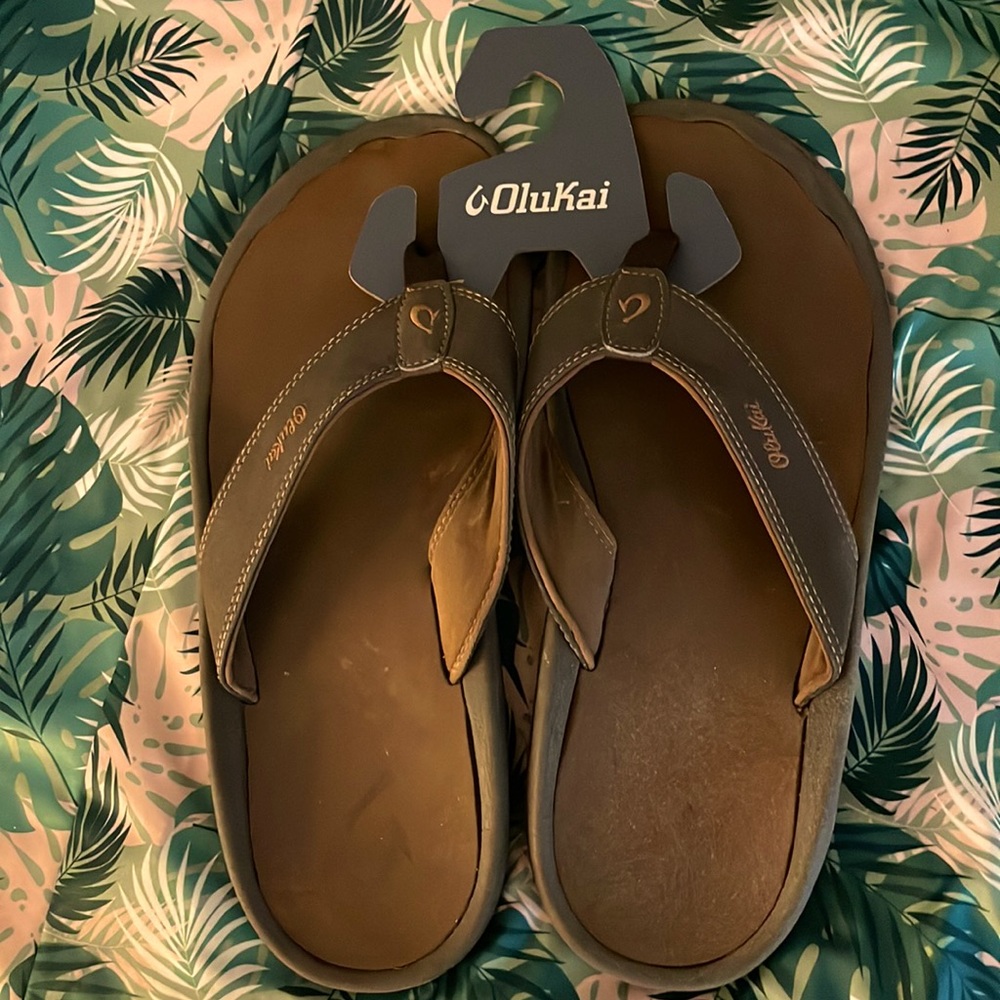 Olukai Ohana Banyan/Island Salt 13 EUC